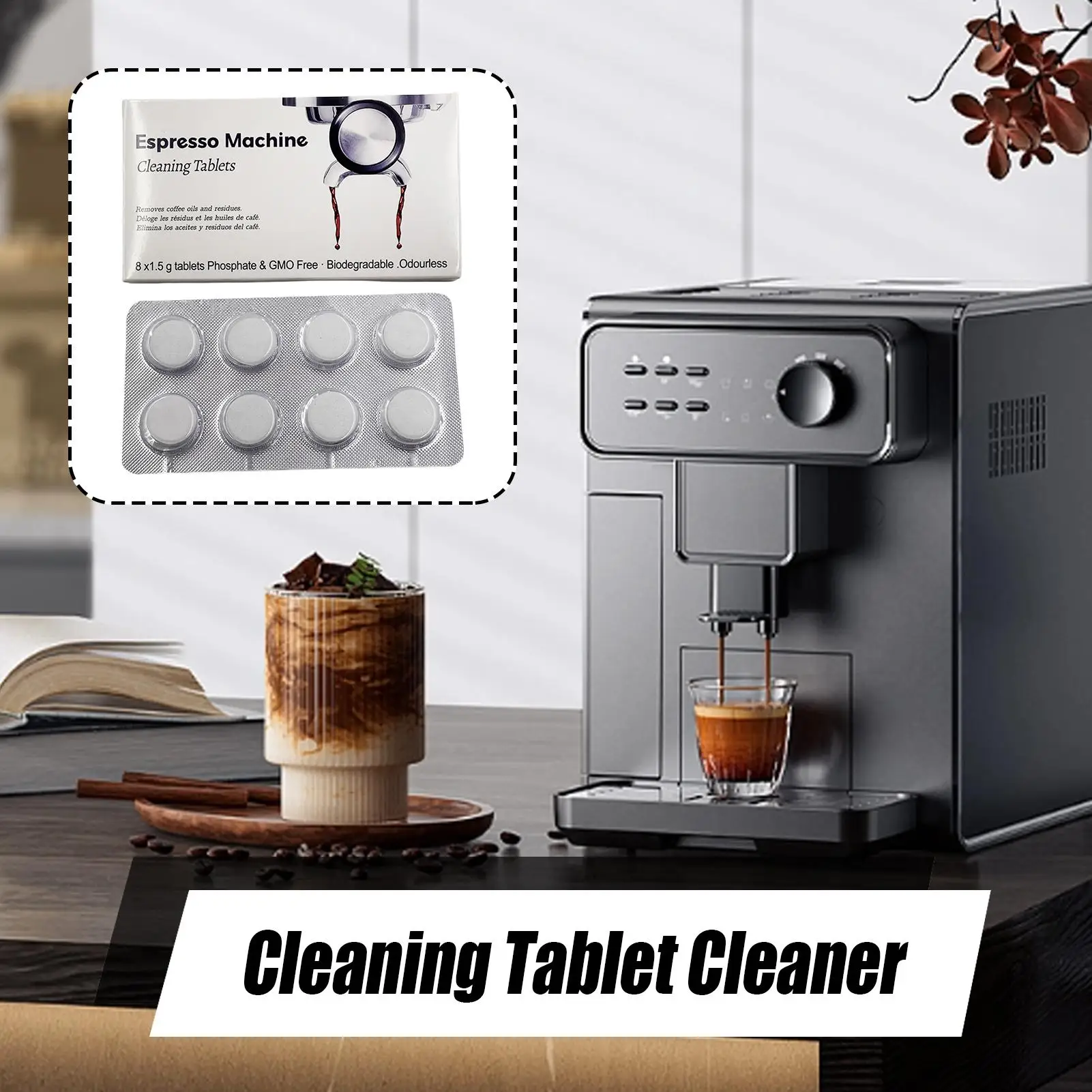 Backflush Tablet Cleaner - 에스프레소 머신 청소 태블릿 디스케일링-백플러시 오일
