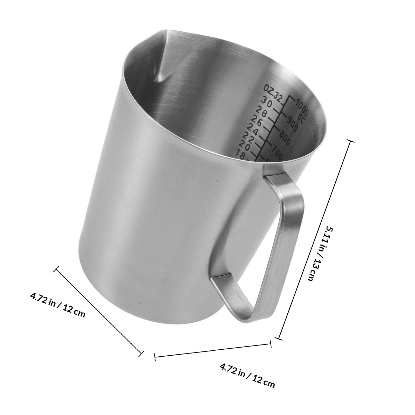 전문가용 스테인리스 스틸 우유 피처, 대용량 계량컵,  - Milk Steaming Pitcher 리뷰 및 가격