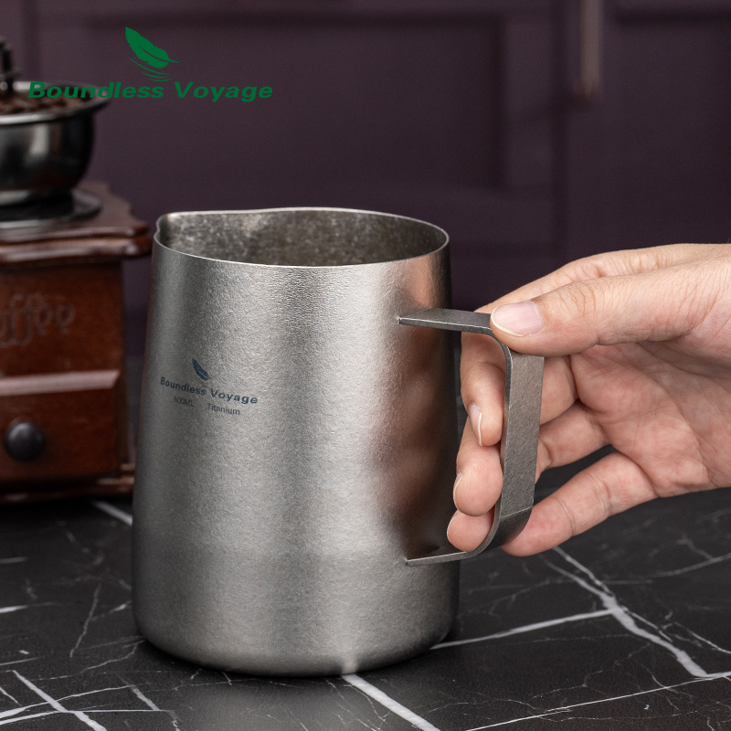 무한 항해 티타늄 우유 거품기 컵 바리스타 라떼 아트  - Milk Steaming Pitcher 리뷰 및 가격