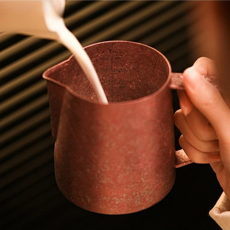 저스틴라우 600ml 순수 티타늄 우유 주전자 항균 라 - Milk Steaming Pitcher 리뷰 및 가격