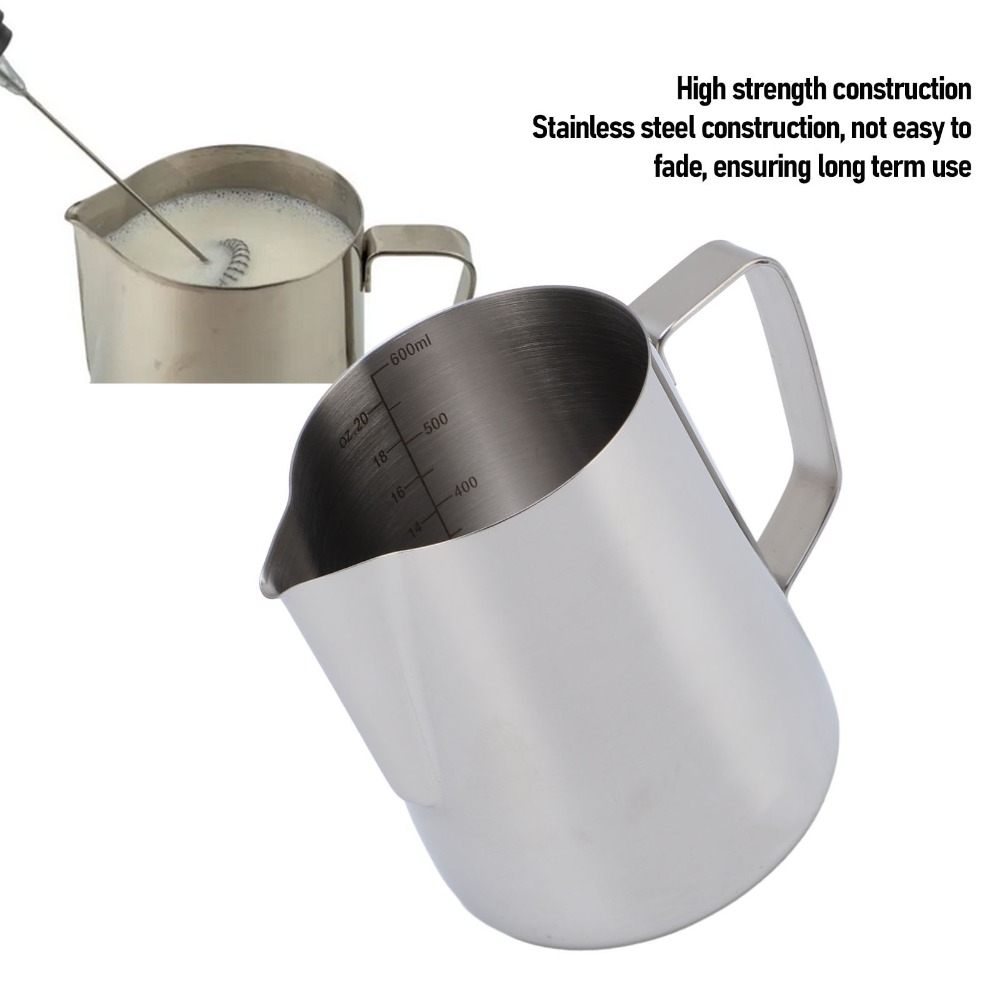 600ml 용량 우유 거품기 304 식품 등급 스테인리 - Milk Steaming Pitcher 리뷰 및 가격